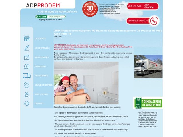 Déménageur Paris 7ème 8ème 15ème et 16ème