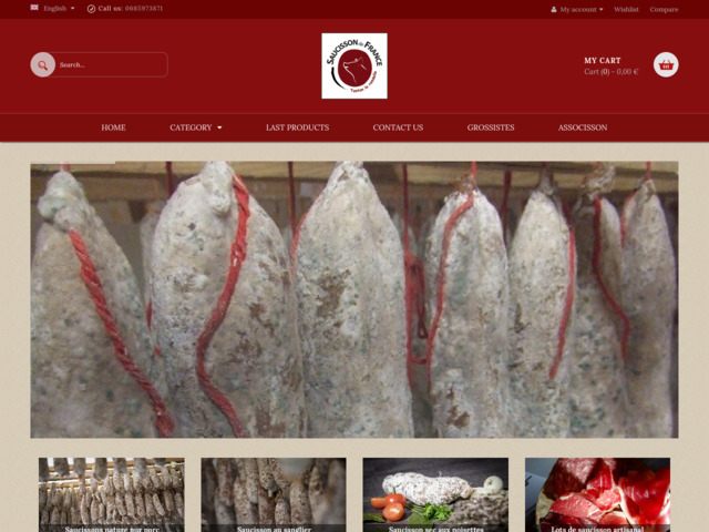 Saucisson de France : saucisson