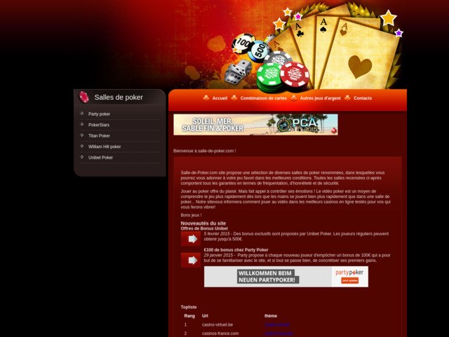 Salle de poker