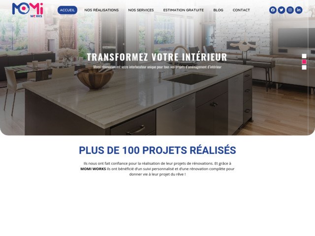 Momi works: travaux de maçonnerie résidentielle et commerciale