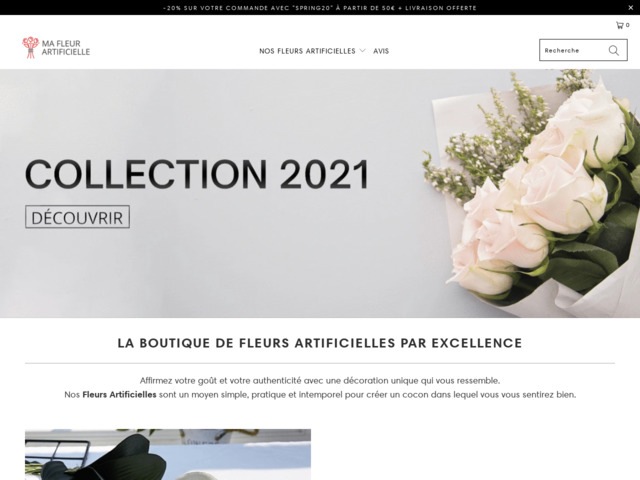 Ma fleur artificielle - boutique de dcoration