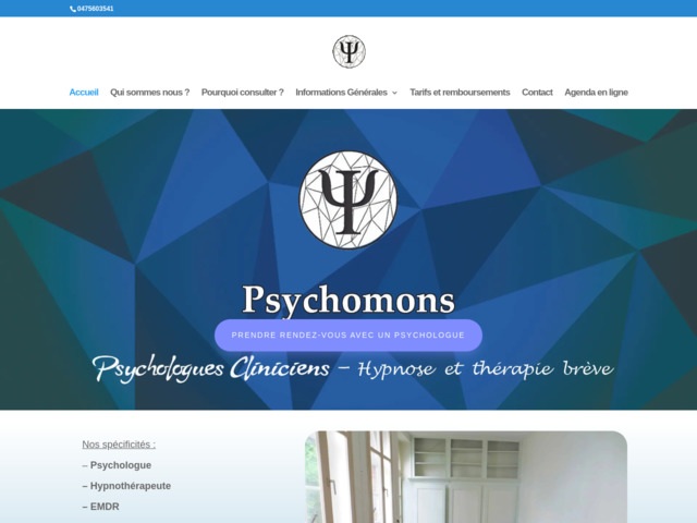 Psychomons - Psychologue Mons