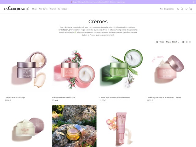 Crme hydratante visage en France