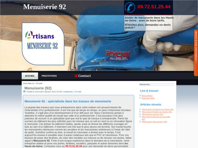 Menuiserie 92