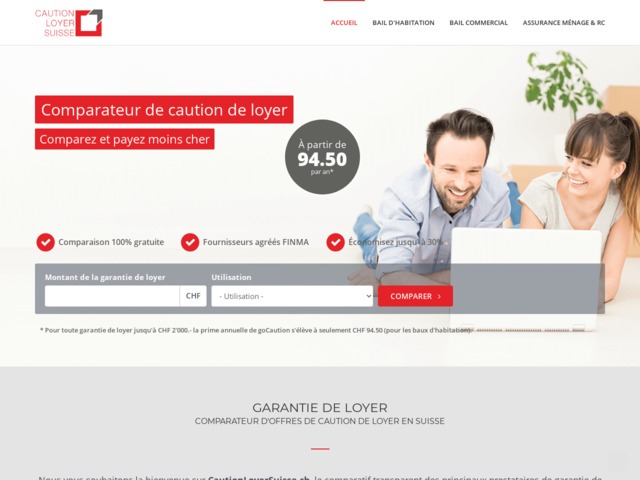 Caution de loyer en Suisse - Garantie de loyer en Suisse