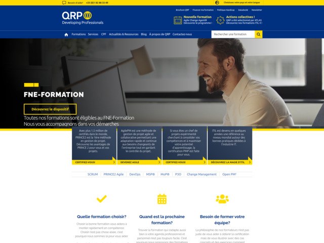 Qrp france - formation en gestion de projet et méthodes agiles