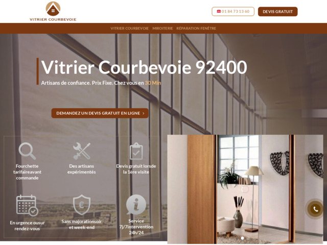 Installation et rénovation du vitrier courbevoie
