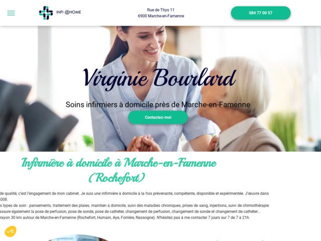 Infirmire pour soins palliatifs  domicile