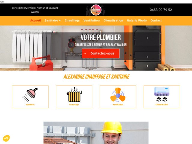 Plombier pour ventilation à namur