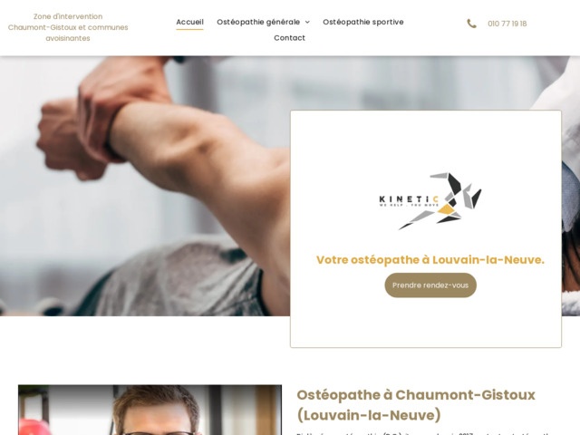 Ostéopathepour sportif à chaumont-gistoux