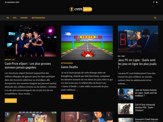 Le Magazine en Ligne des Gamers