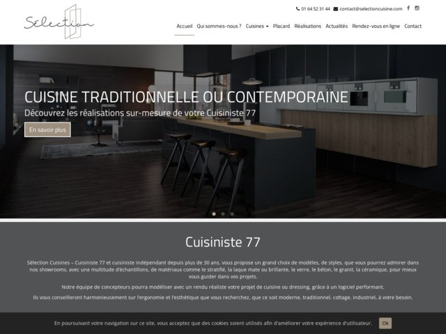 Conception de cuisines et dressing