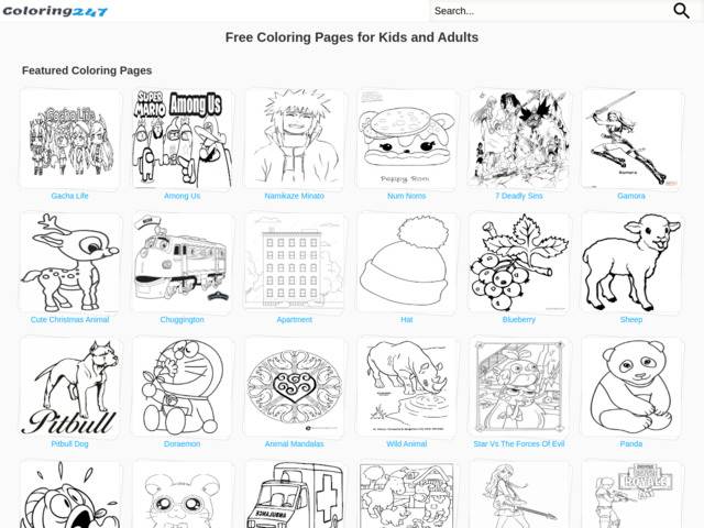 Coloring247 online