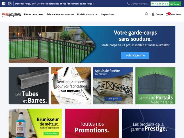 Deco Fer Forge, c'est vos pièces detachees et vos fabrications en fer forge