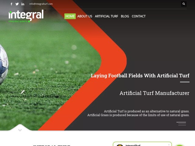 Integral turf