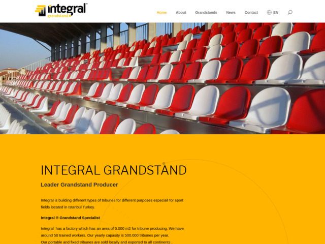 Integral grandstand