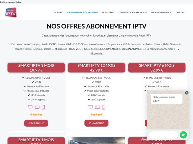Smart IPTV : meilleur abonnement premium en France pour Smart TV