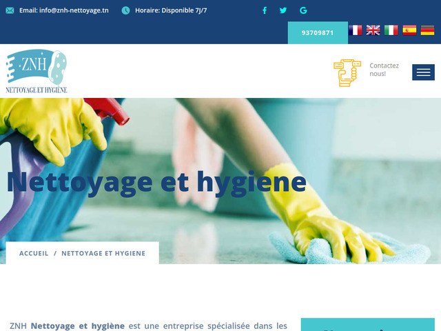 Socit de nettoyage en Tunisie