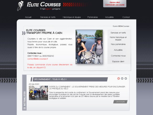 Elite courses - Service de livraison de lettres et petits colis à Caen (14)