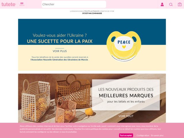 Tutete, boutique en ligne de toutes sortes d'articles pour les plus petits