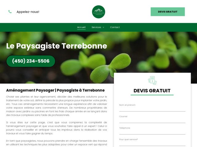 Paysagiste Terrebonne