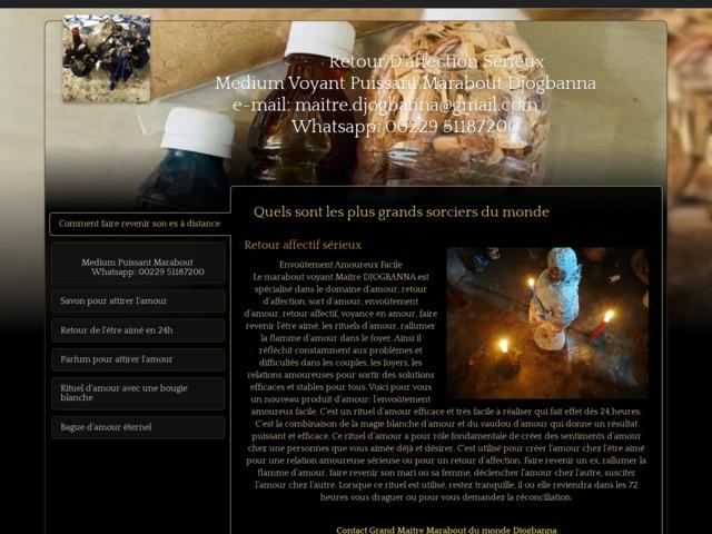 Retour d'affection sérieux