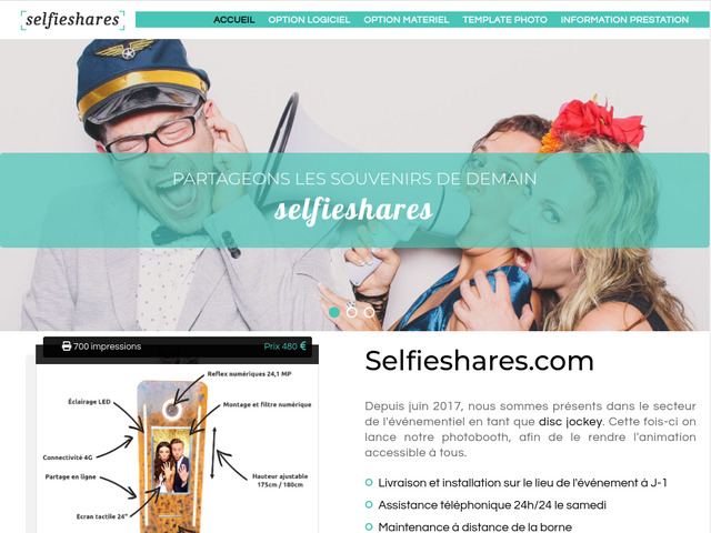 Selfieshares.com- Location photobooth dans le Nord
