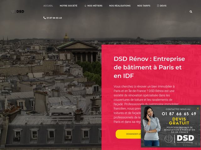 DSD Rnov : ravalement de faade en Ile-de-France