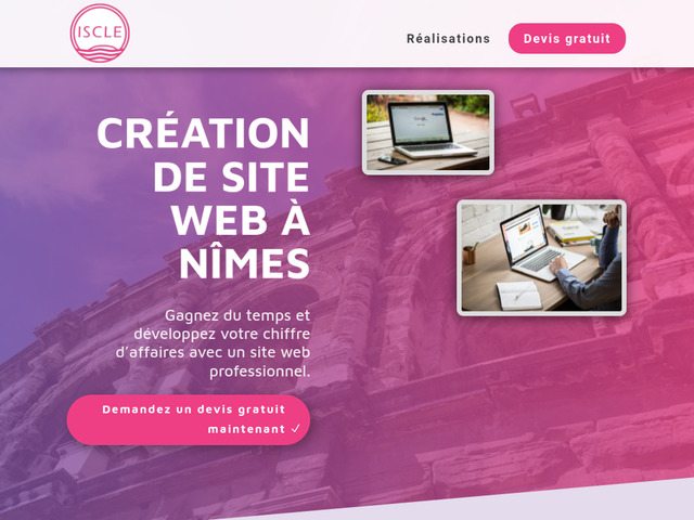 Agence Web Nîmes : ISCLE conçoit votre site internet Wordpress