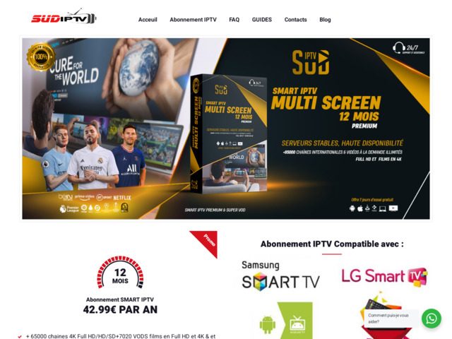 Abonnement Smart IPTV