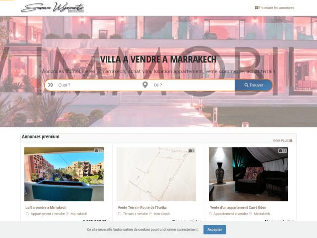 Villa a vendre a marrakech, annonces immobilires, vente villas, location