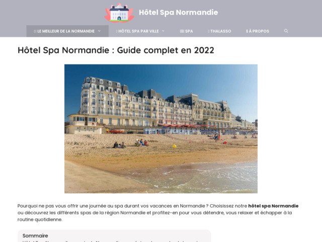 Hôtel spa Normandie