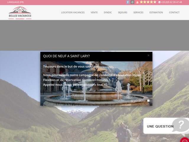 Immobilier Saint-Lary - Belles Vacances Immobilier