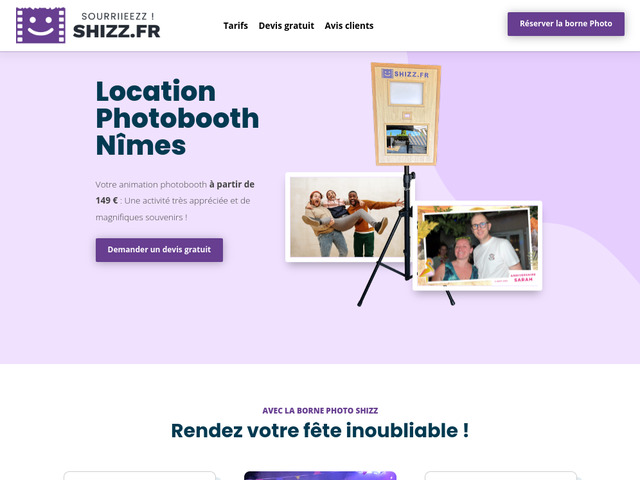 Location Borne Photobooth Nimes