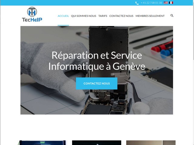 Techelp dépannage informatique Genève - IT computer repair company Geneva