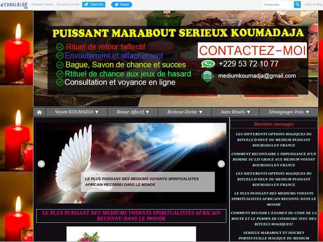 Rituel pour devenir riche par le mdium Koumadja