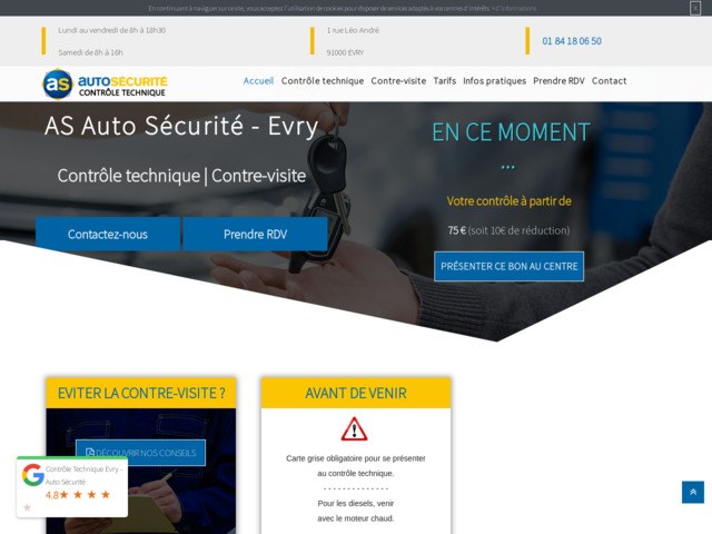 Centre as auto sécurité à évry