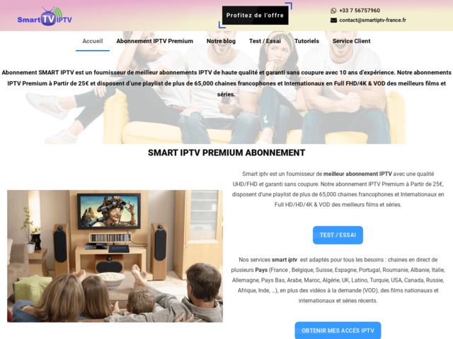 Abonnement Smart IPTV