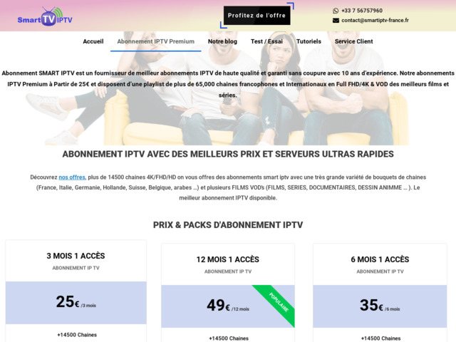 Abonnement smart iptv