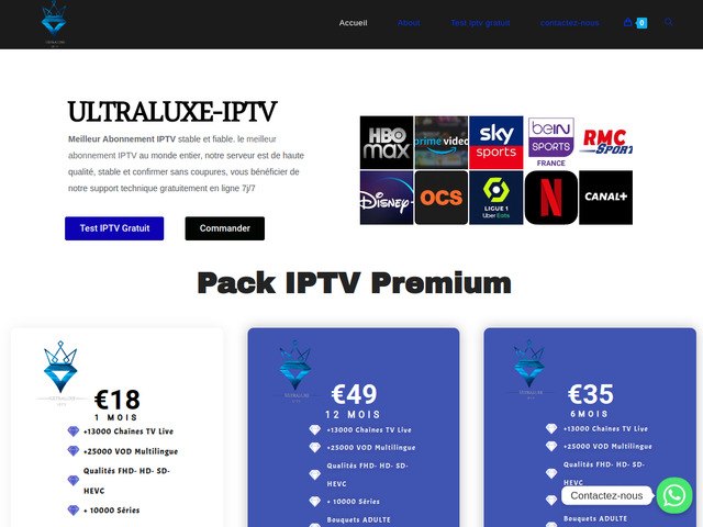 Abonnement IPTV