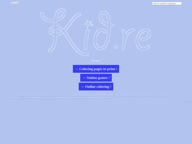 Coloriage en ligne kid.re