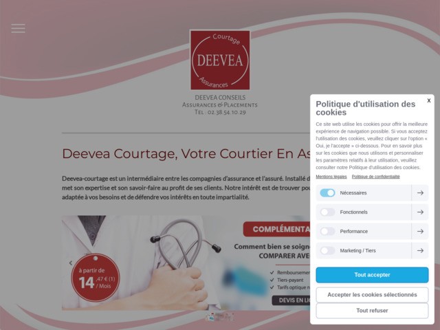 Un comparateur de mutuelle qui rassemble des polices d'assurances fiables