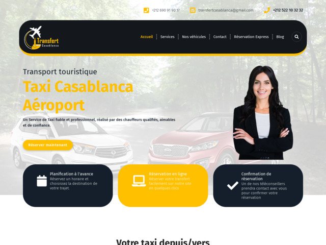 Taxi aéroport Casablanca
