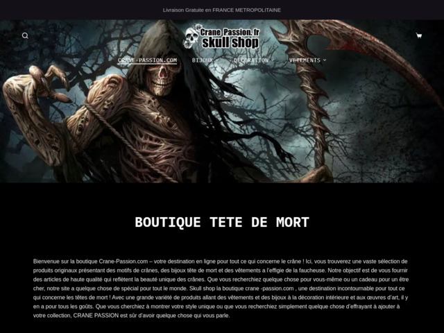 Têtes de mort tendance en ligne