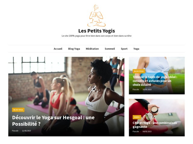Les petits yogis : le site 100% yoga pour être bien dans son corps