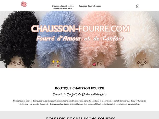 Chausson-fourré pour une expérience de plus confortable