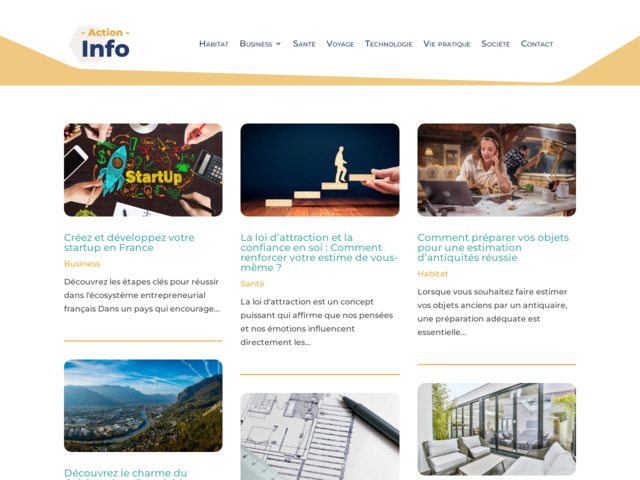Action info - l'actualité du web à portée de clic