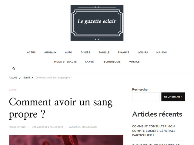 La gazette éclair