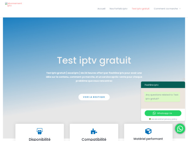 Test IPTV gratuit