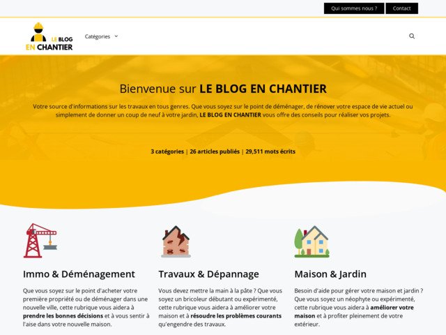 Le blog en Chantier